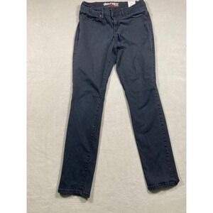 Denizen Jeans Women 8 Medium Black Skinny Mid Rise Modern Skinny Stretch Solid